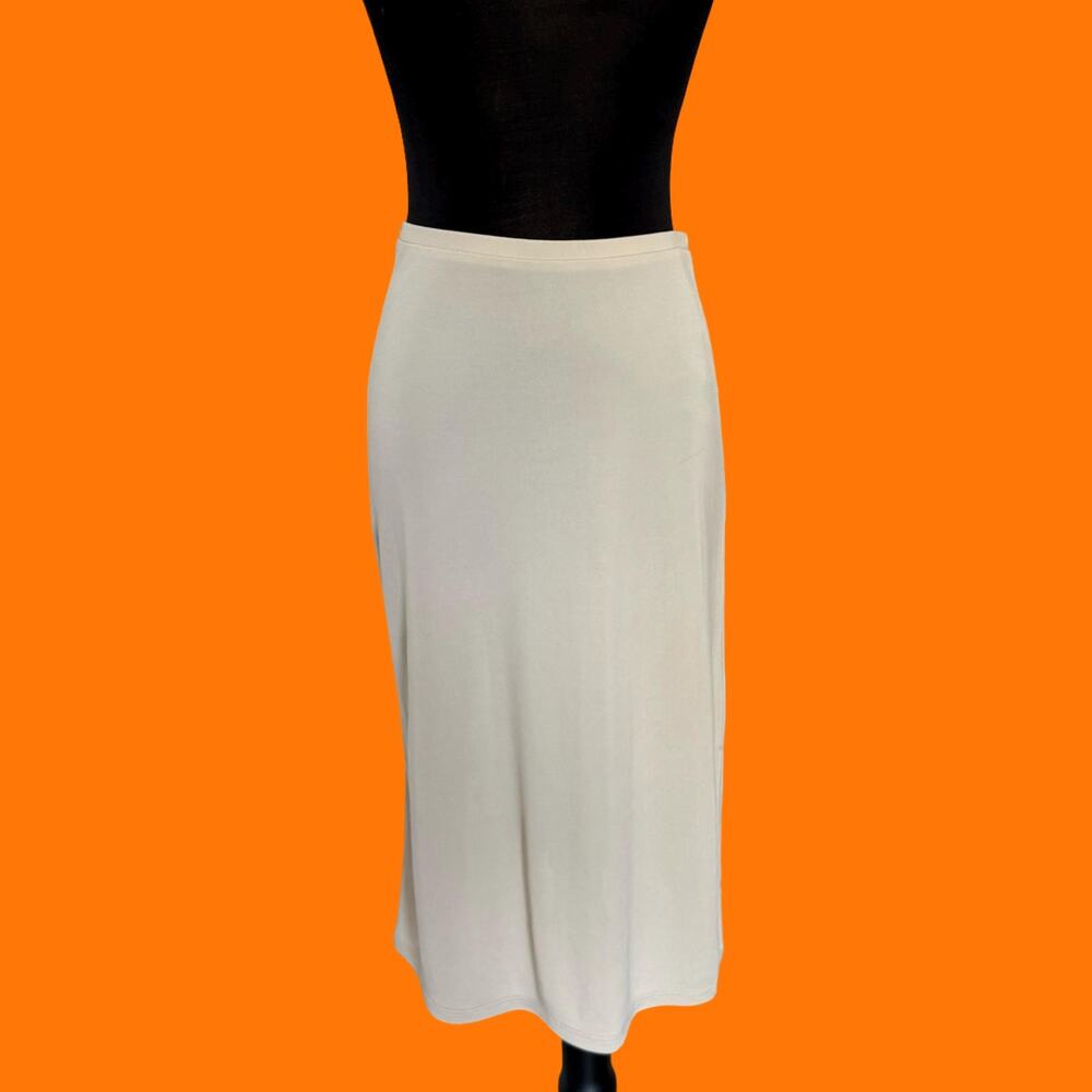 90's 00's vintage cream minimalist model off duty y2k skirt XS banana republic